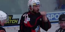 Eishockey-Crack entsetzt mit Bananen-Geste