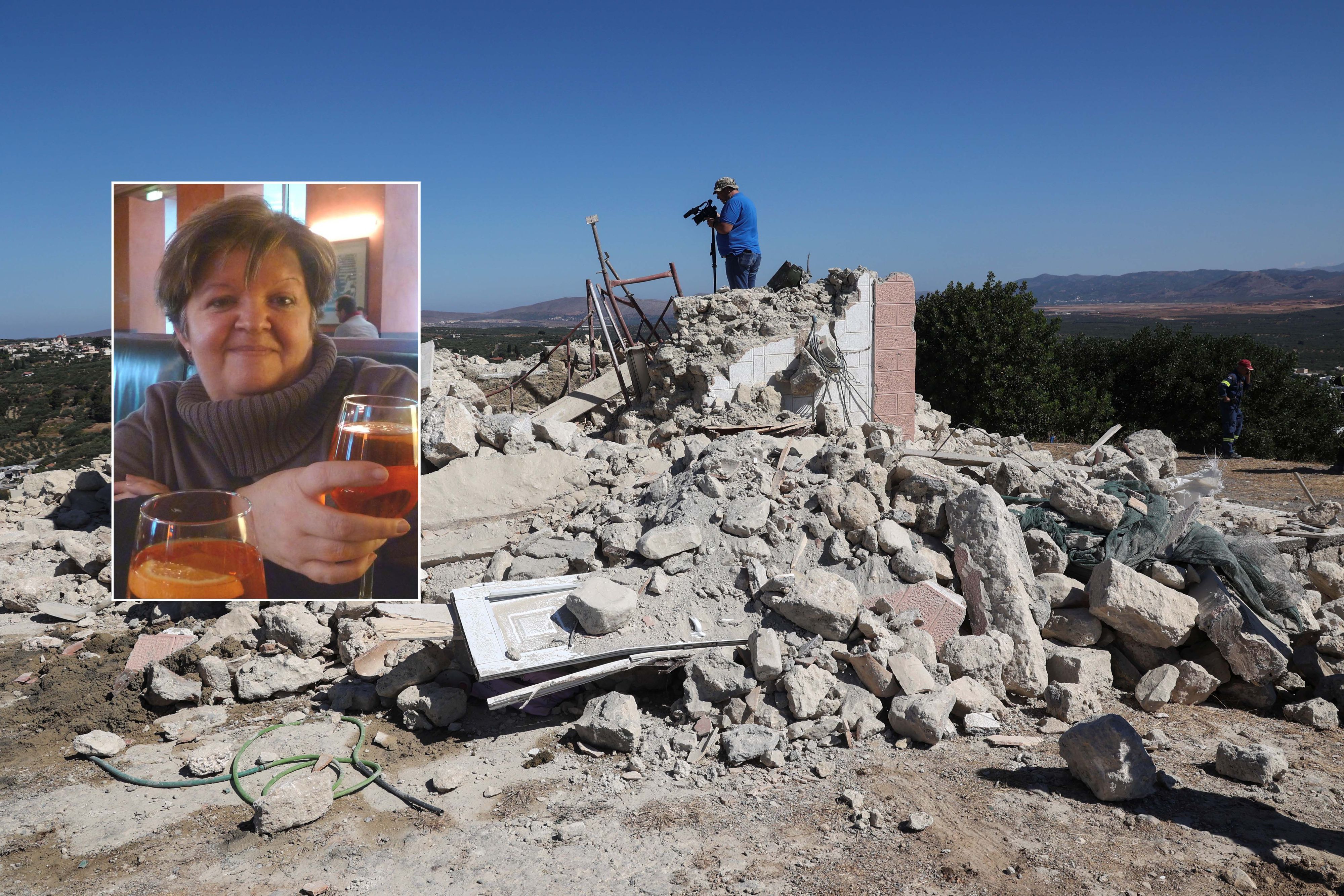 Reinhilde D. erlebte das Erdbeben auf Kreta.