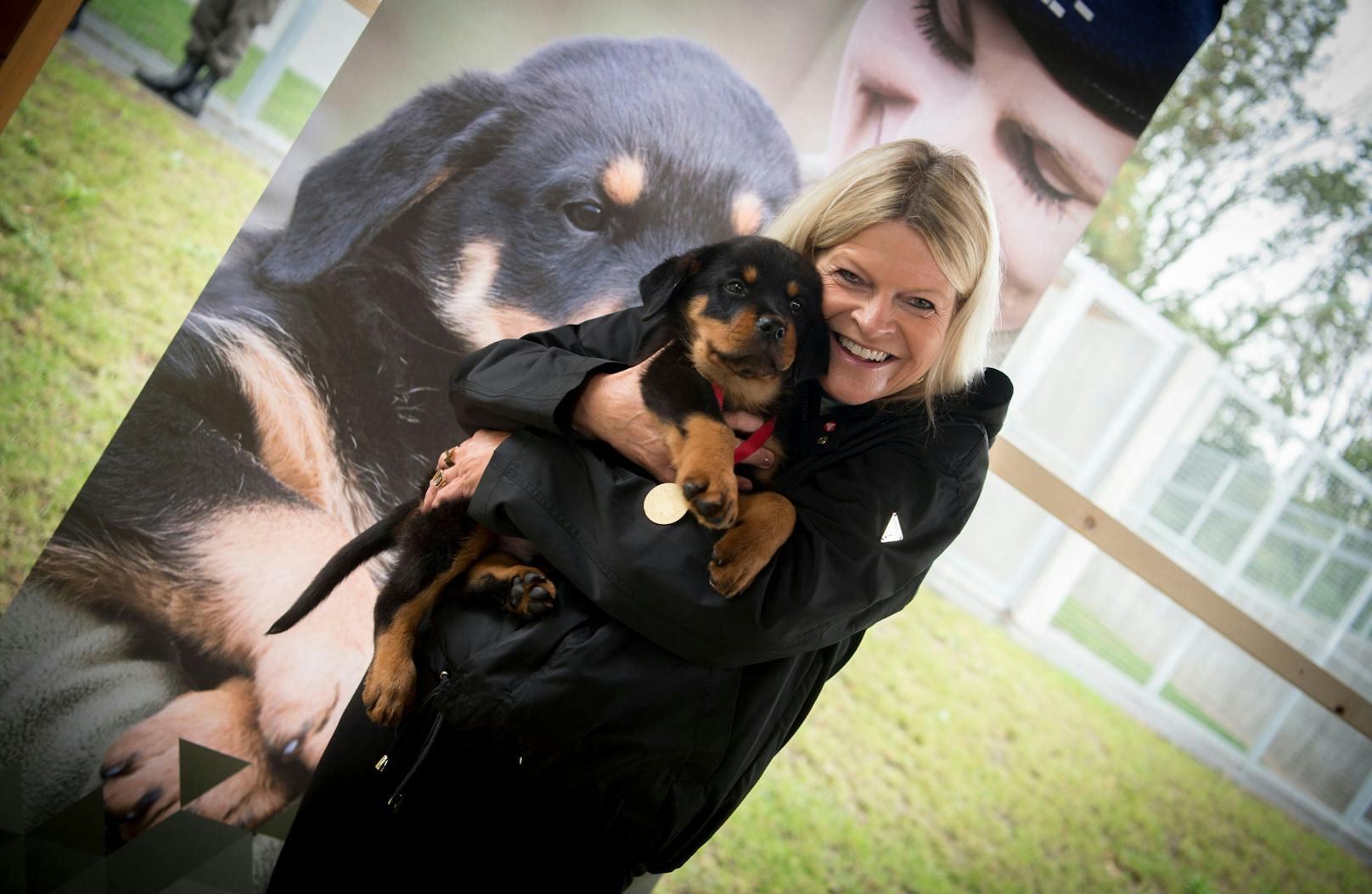 Am Montag fand die traditionelle Hundetaufe im Militärhundezentrum in Kaisersteinbruch im Burgenland
