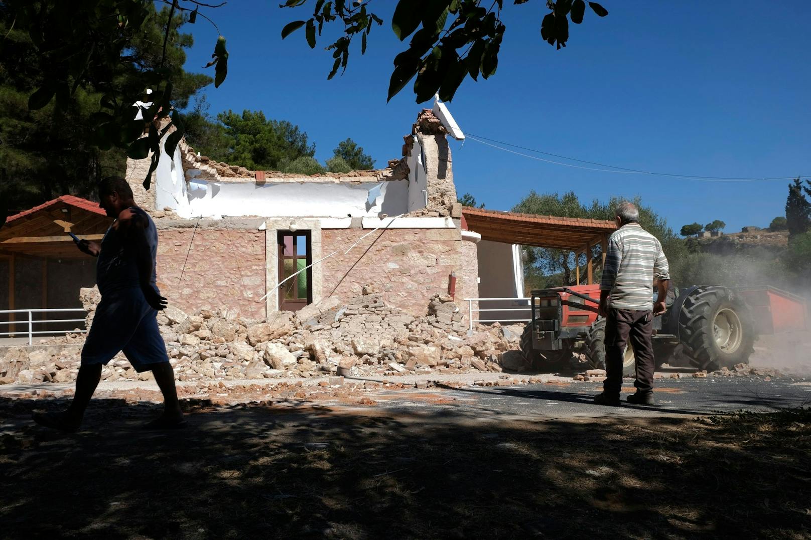 Auf Kreta kam es am Montagmorgen (27.09.2021) zu einem Erdbeben.