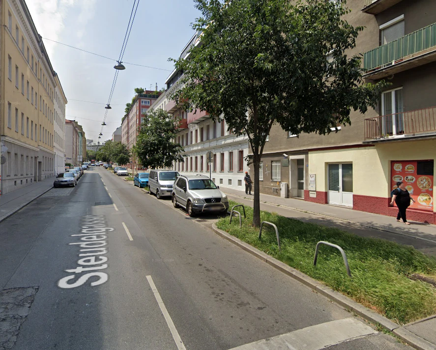 Blick in die Steudelgasse in WIen-Favoriten.