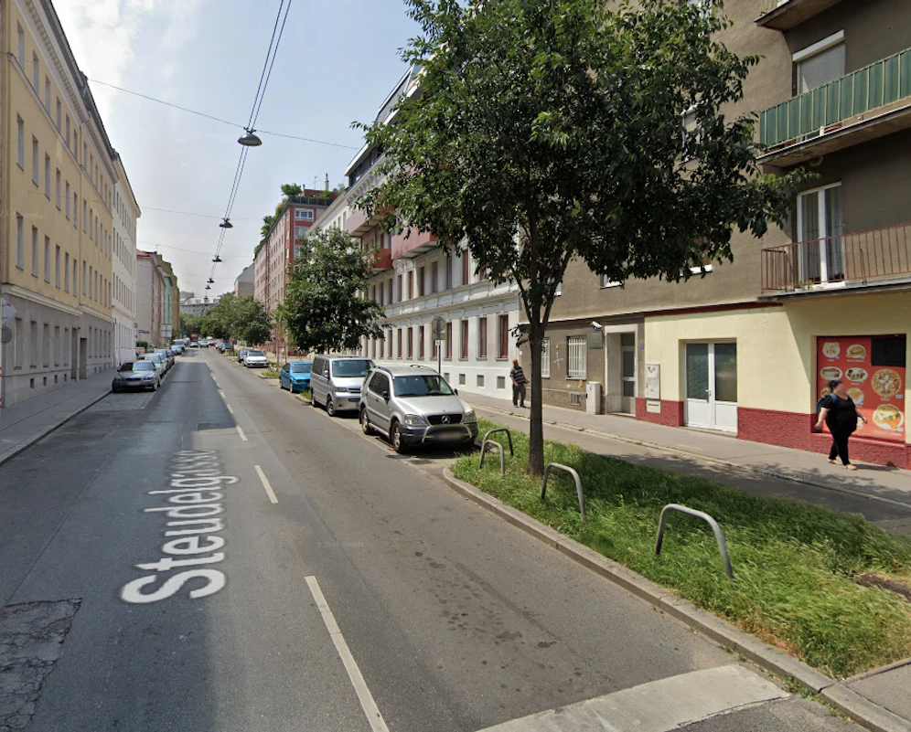 Blick in die Steudelgasse in WIen-Favoriten.