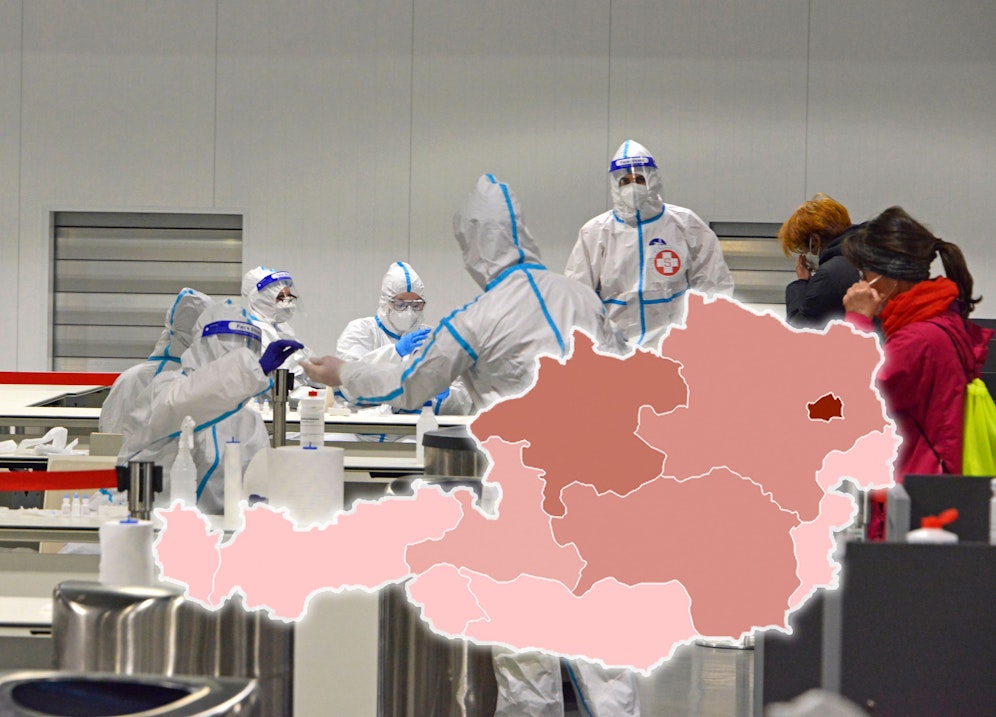 Österreich-Karte: So viele haben in deiner Heimat gerade Corona.