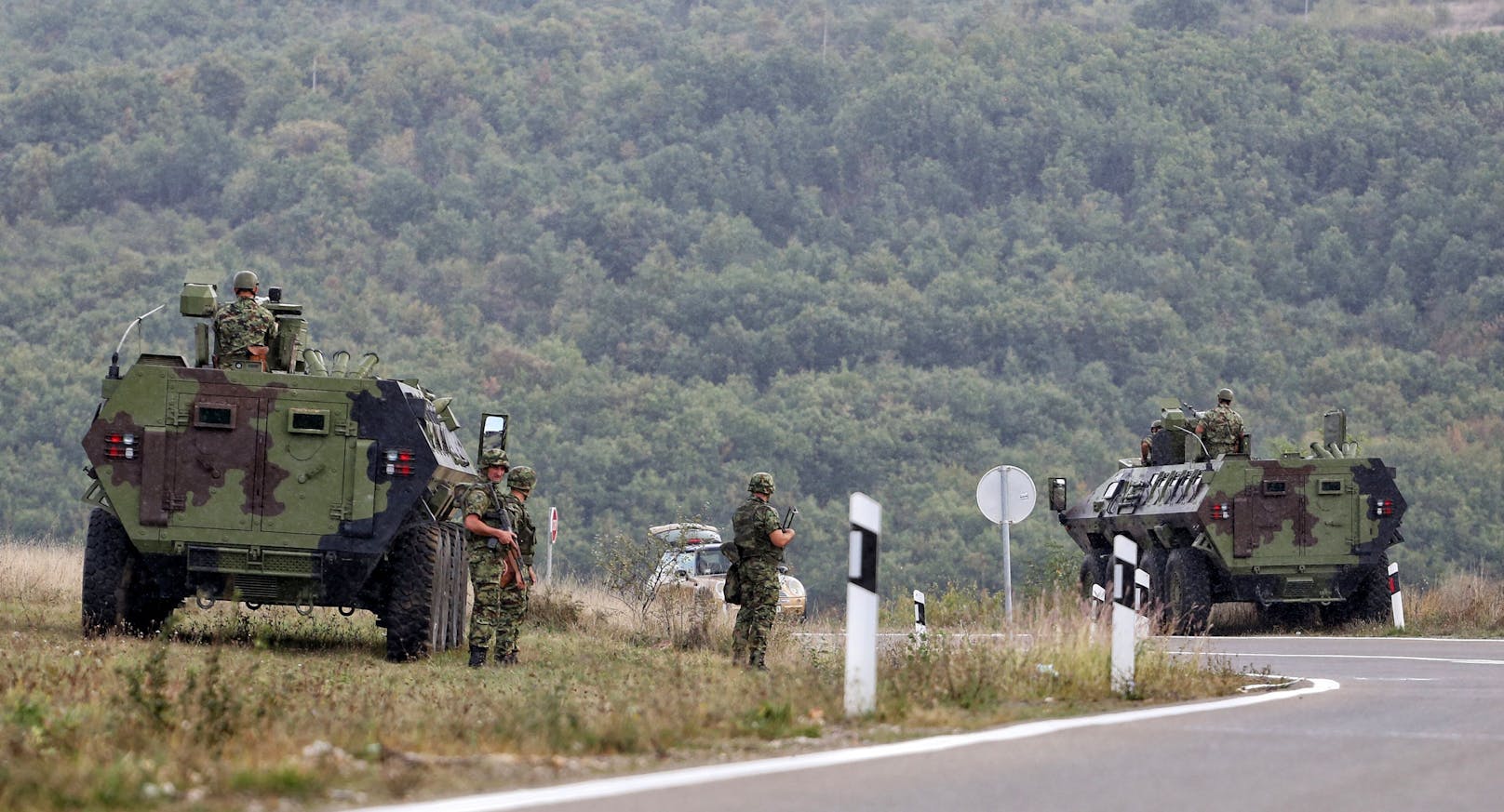 Das serbisch-kosovarische Grenzgebiet als Hexenkessel ethnischer Spannungen.&nbsp;