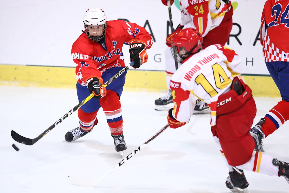 Chinas Nationalteam gegen Kroatien
