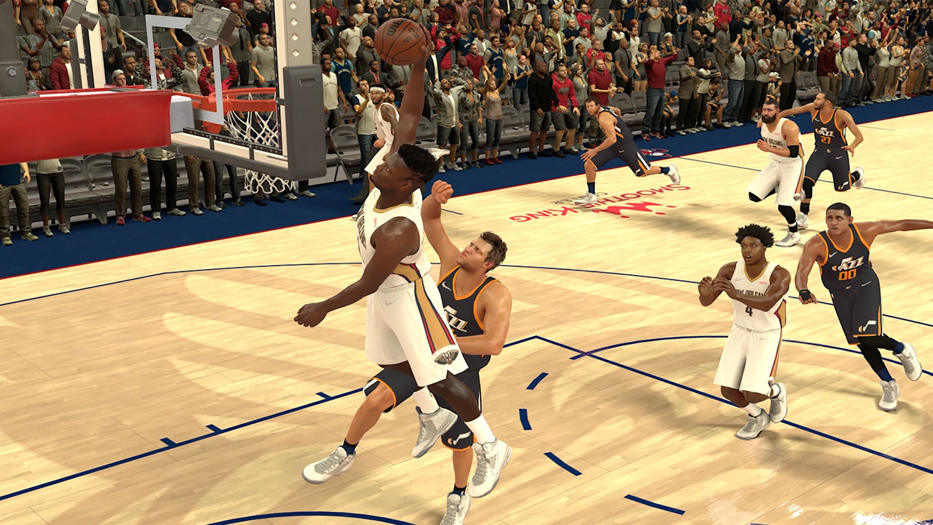 Die kostenlose App NBA 2K Mobile steht im App Store und auf Google Play zum Download bereit. 