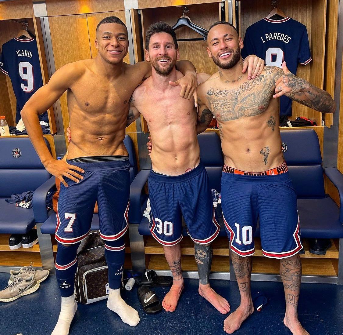 Mbappé, Messi, Neymar