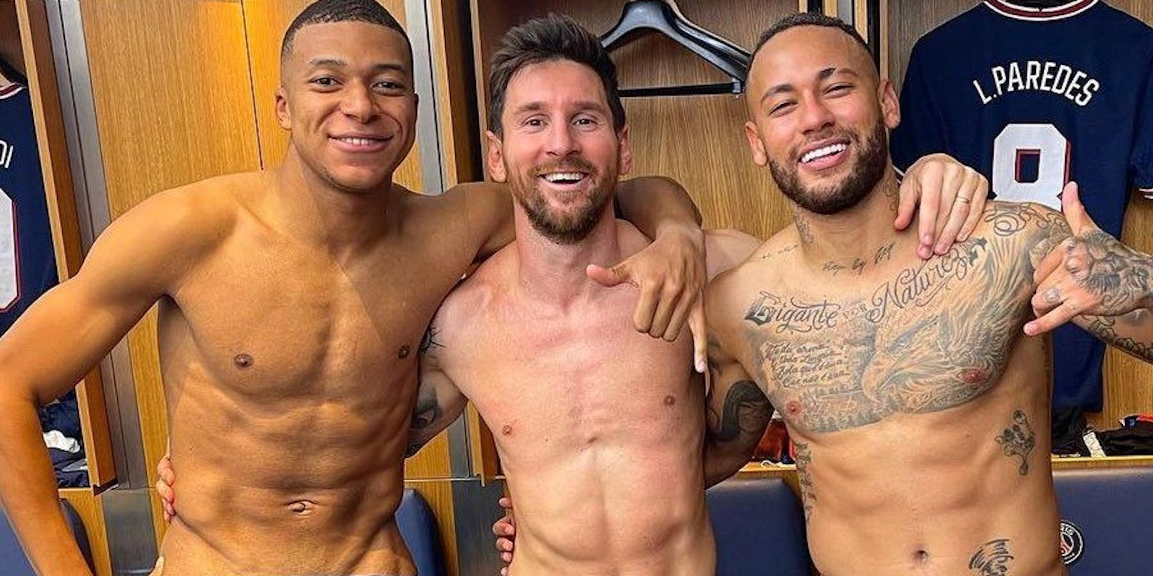 Mbappé, Messi, Neymar