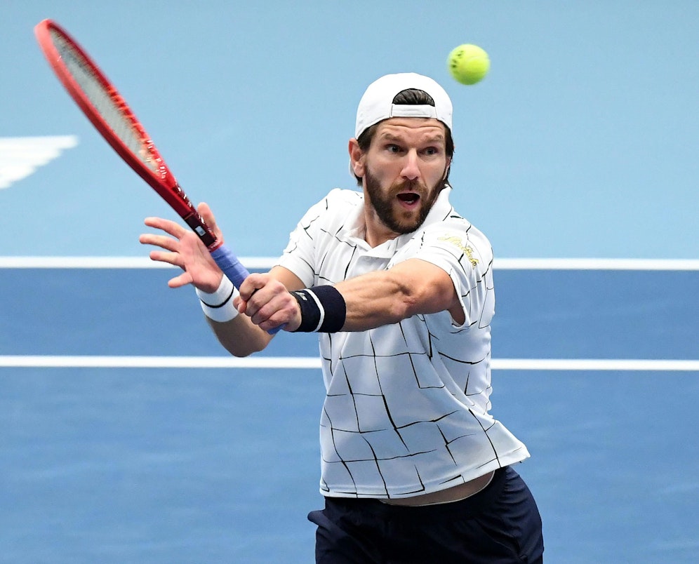 Jürgen Melzer schlägt noch einmal in der Stadthalle auf. 