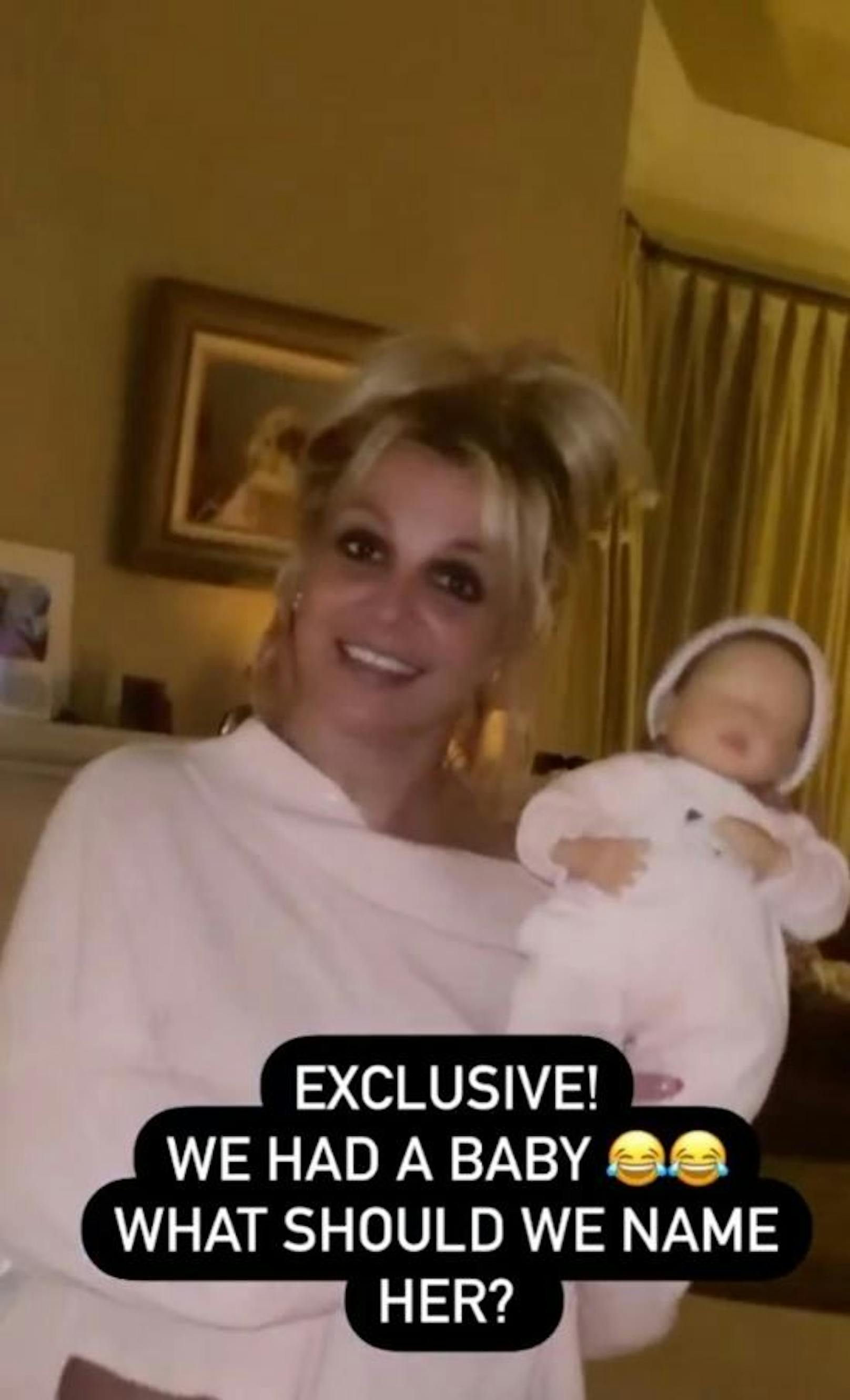 Britney Spears' Verlobter erlaubte sich einen Scherz.