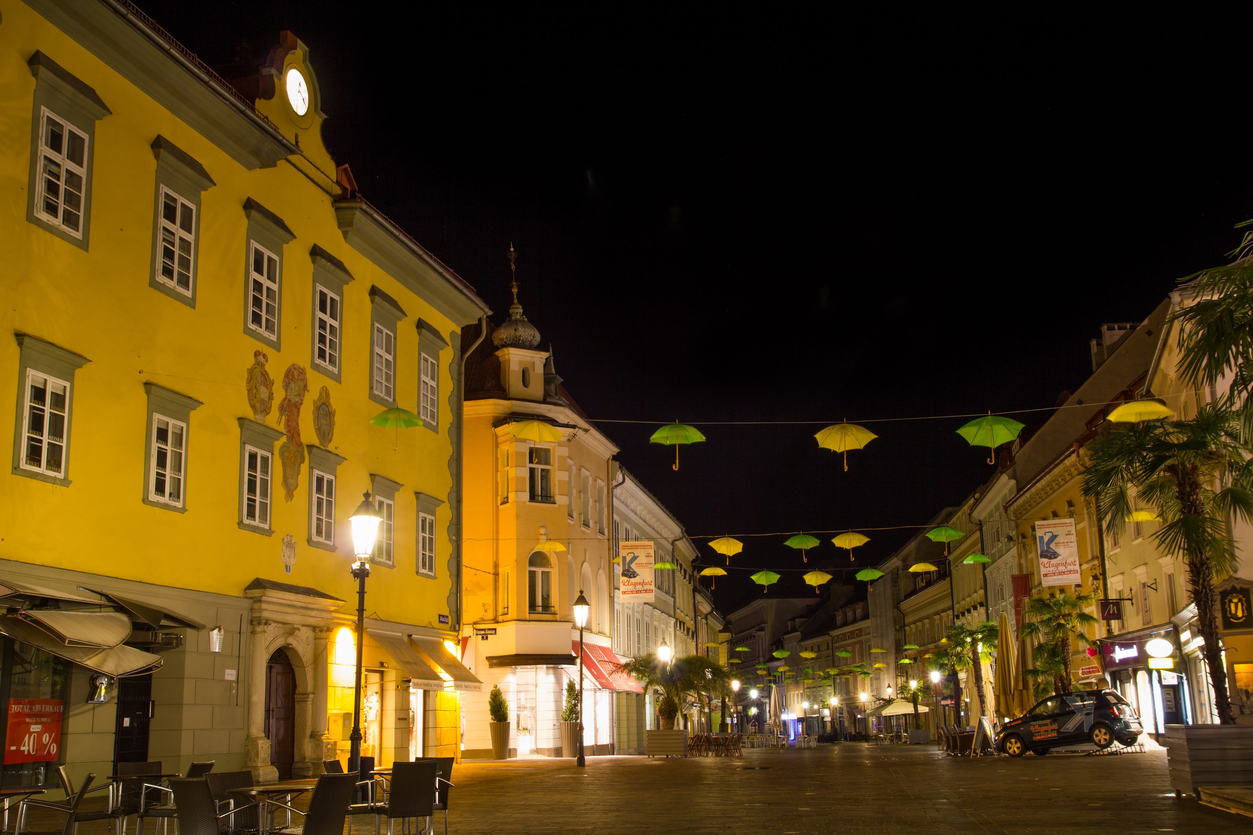 Klagenfurt bei Nacht