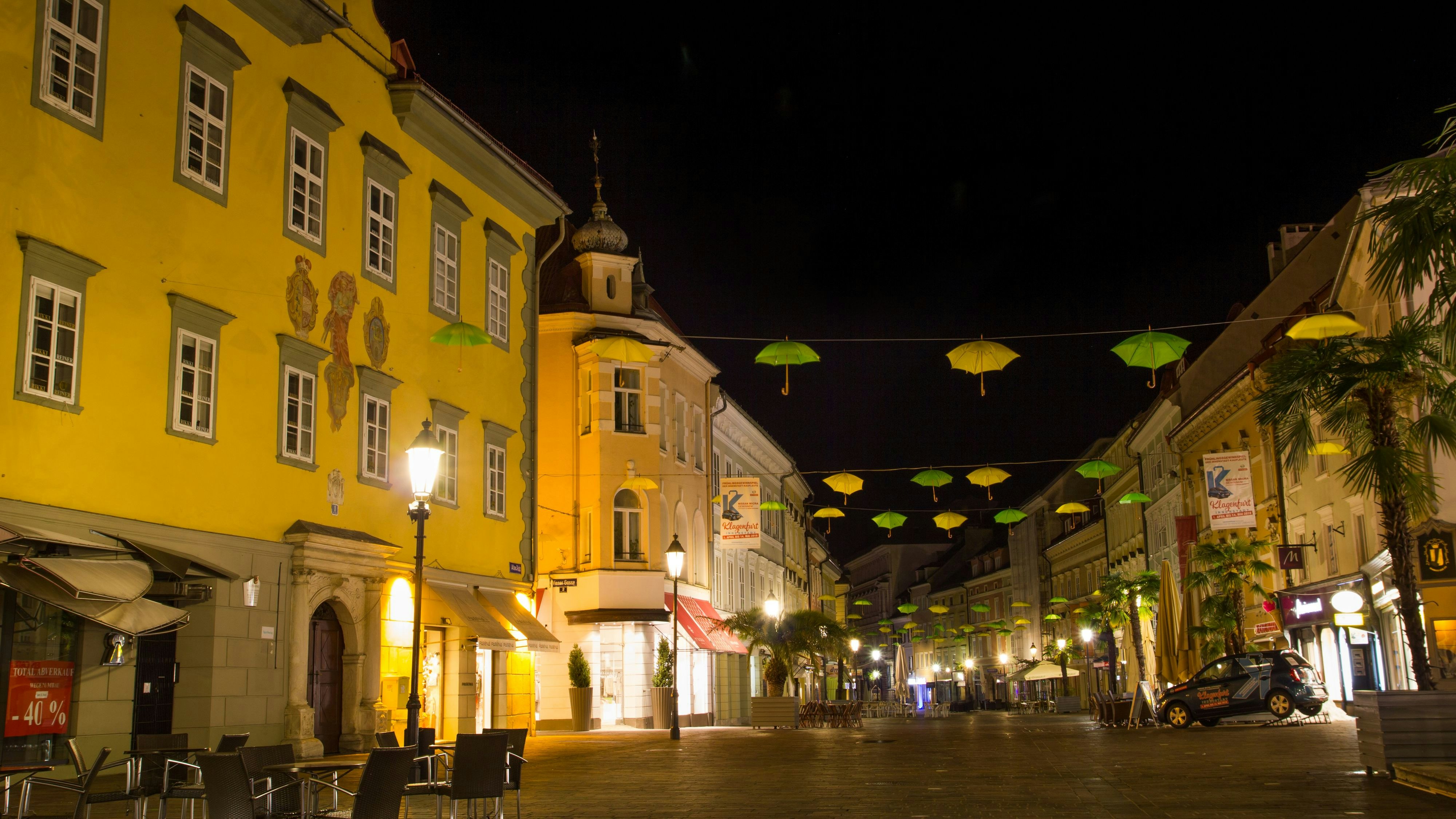 Klagenfurt bei Nacht