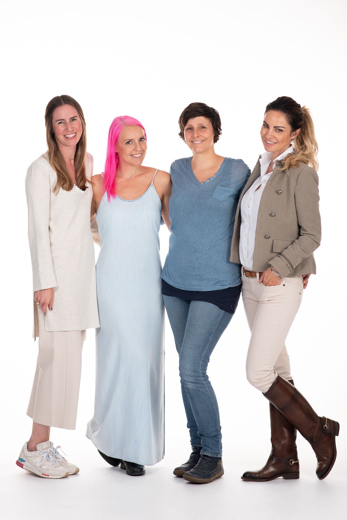 Gründeten die Initiative "Das bin ich": Julia Kurbatfinsky, Ines Thomsen, Nadja Kapeller und Silvia Schachermayer