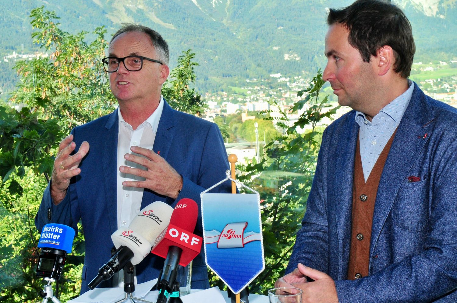 Karl Schmidhofer und Christian Scherer