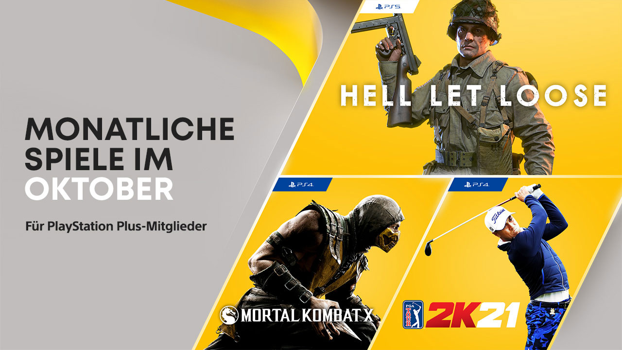 Die PlayStation Plus-Titel im Oktober für PS4 und PS5.
