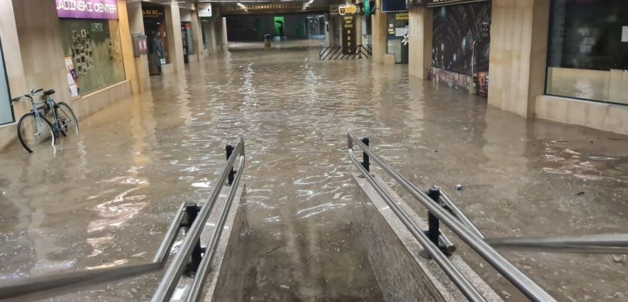 Ljubljana unter Wasser