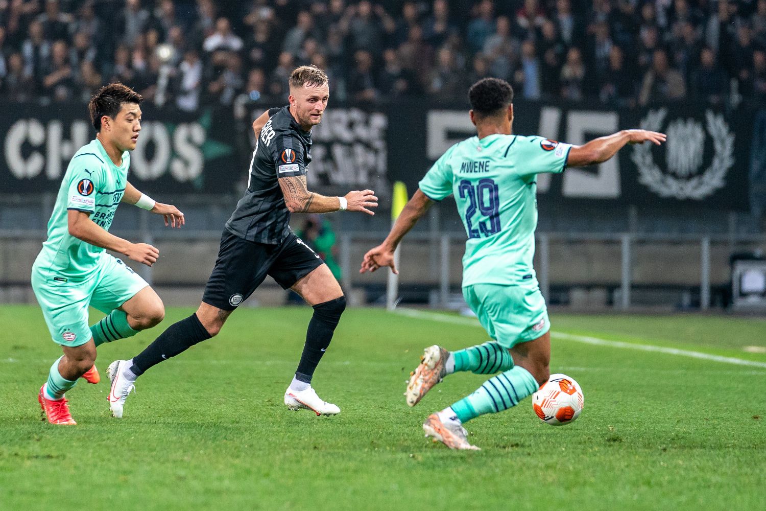 Sturm gegen PSV Eindhoven