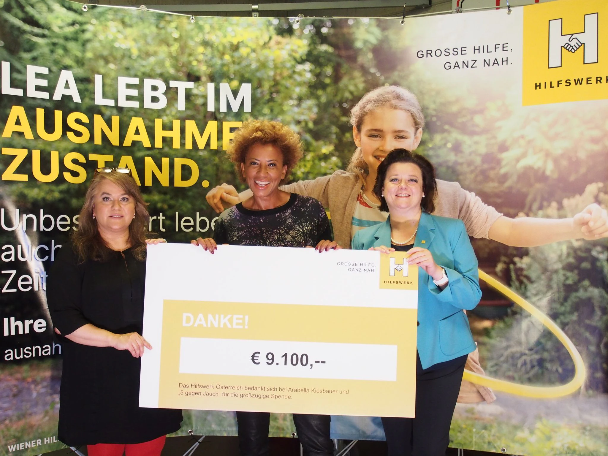 Elisabeth Anselm, Arabella Kiesbauer und Sabine Geringer