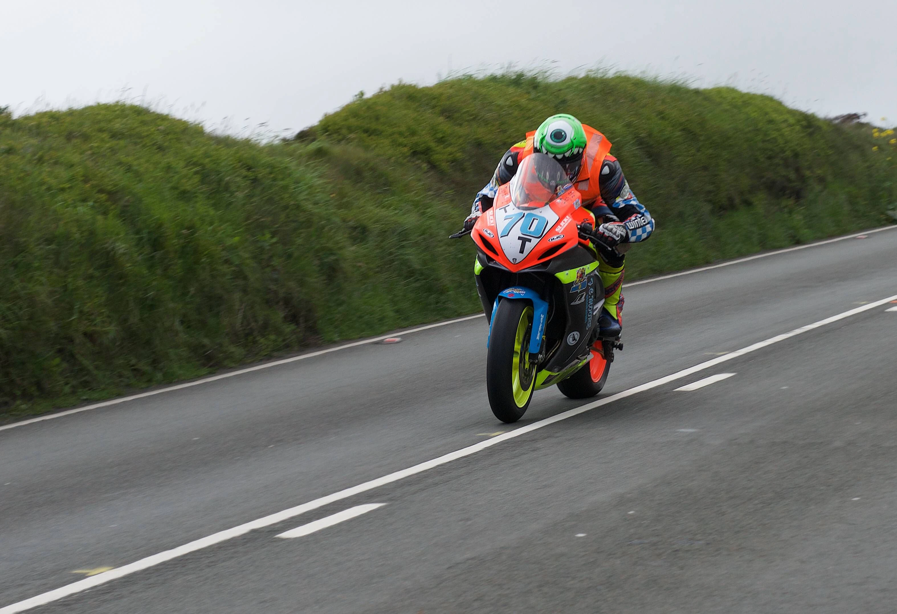 Lukas Maurer 2019 beim legendären Isle of Man.
