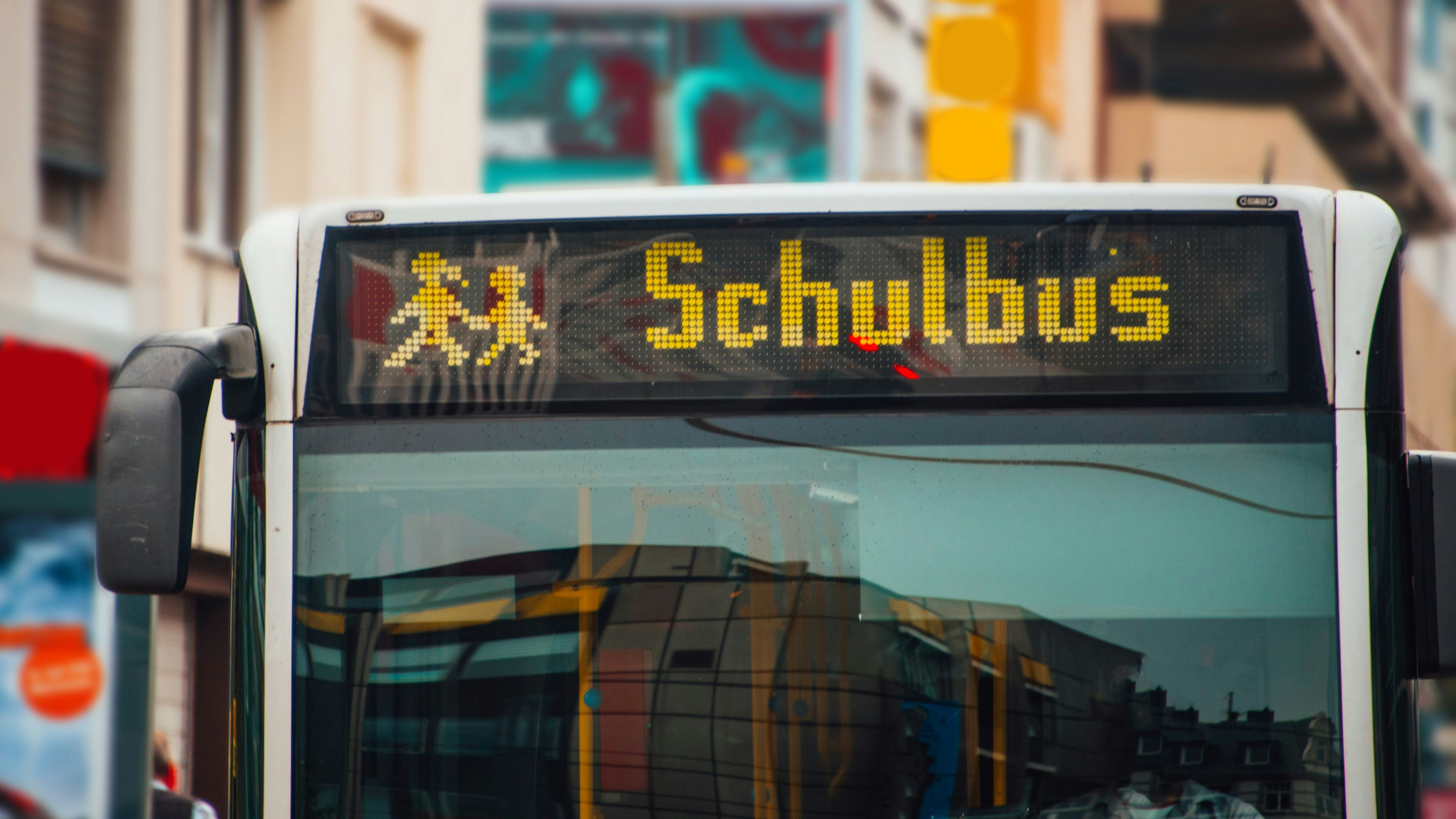 A school bus in Bonn, Germany