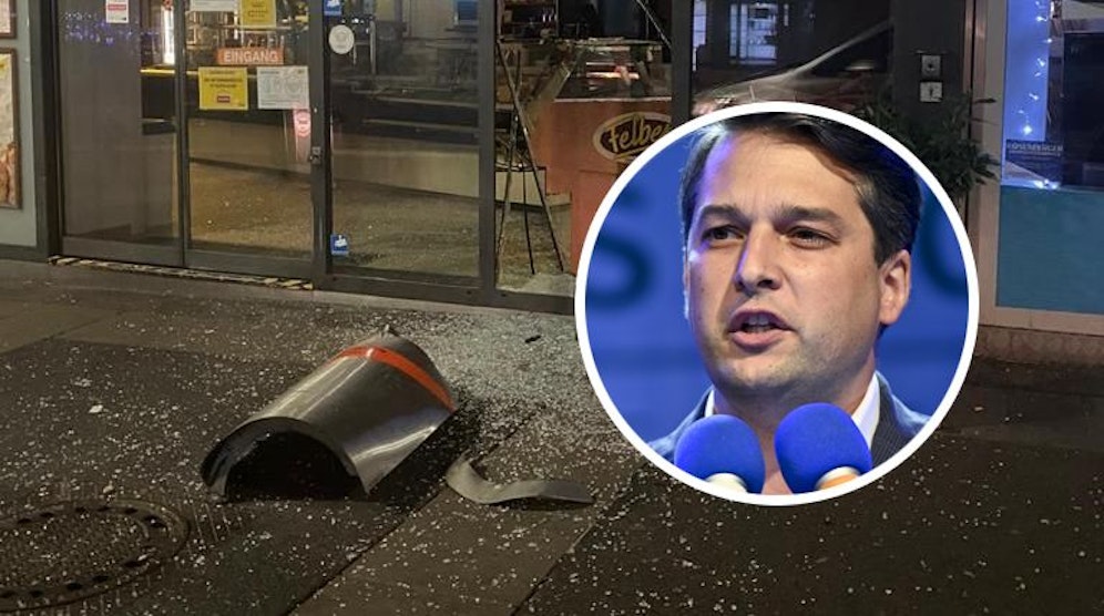 Nepp tobt nach der Böllerschlacht in Wien.