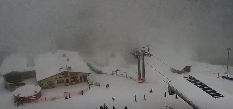 Aufnahme vom Semmering am Sonntag