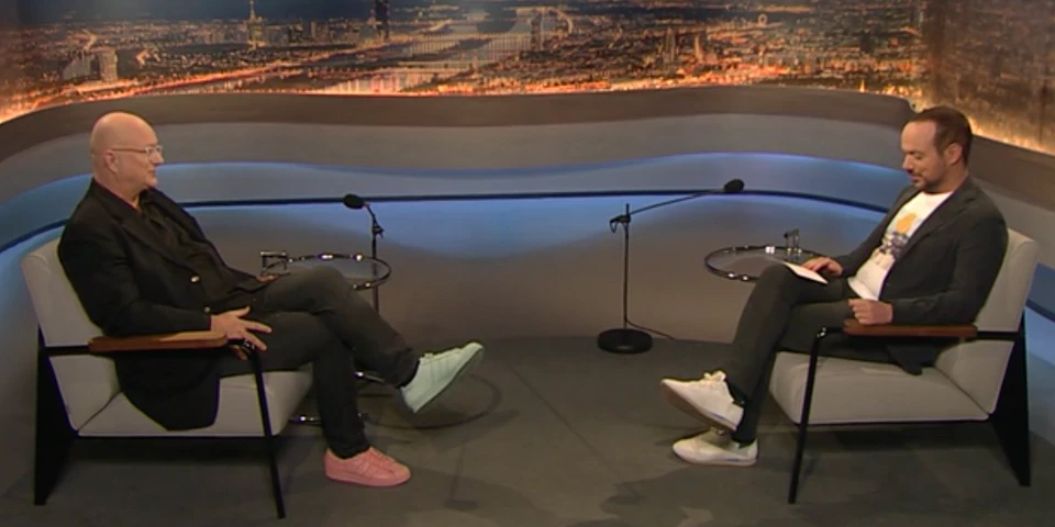 "Heute"-Kolumnist Niki Glattauer mit Patrick Budgen