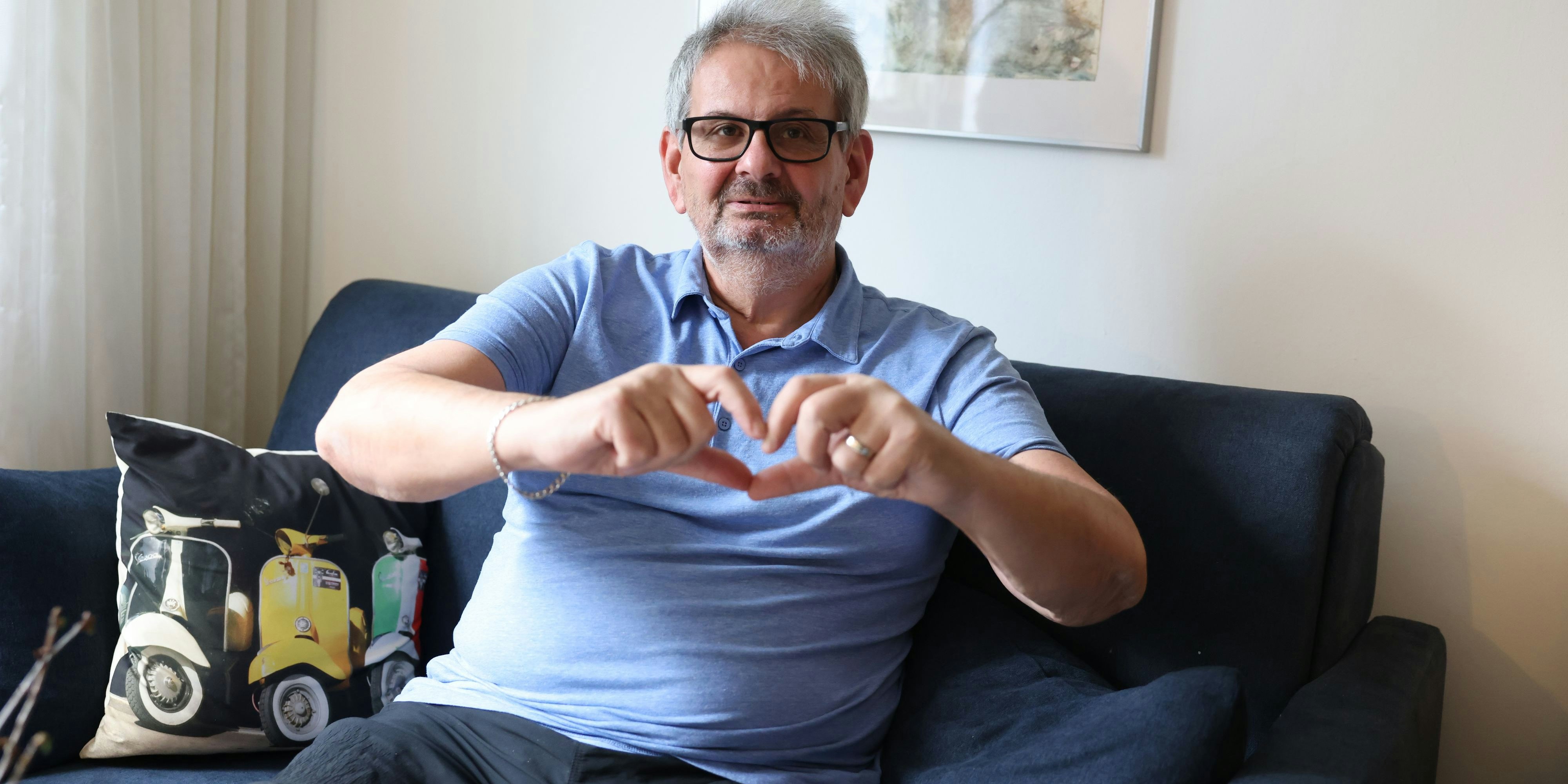 Robert T. sagt danke für Herzschrittmacher nach Corona-Infektion. 