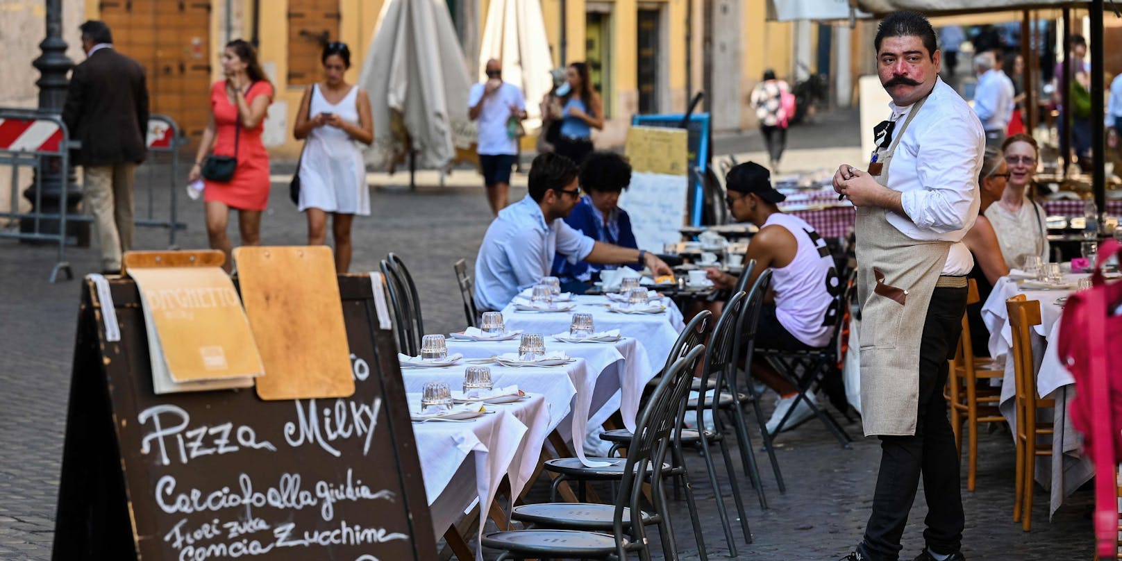 Ab Montag dürfen Restaurants in großen Teilen Italiens wieder öffnen.