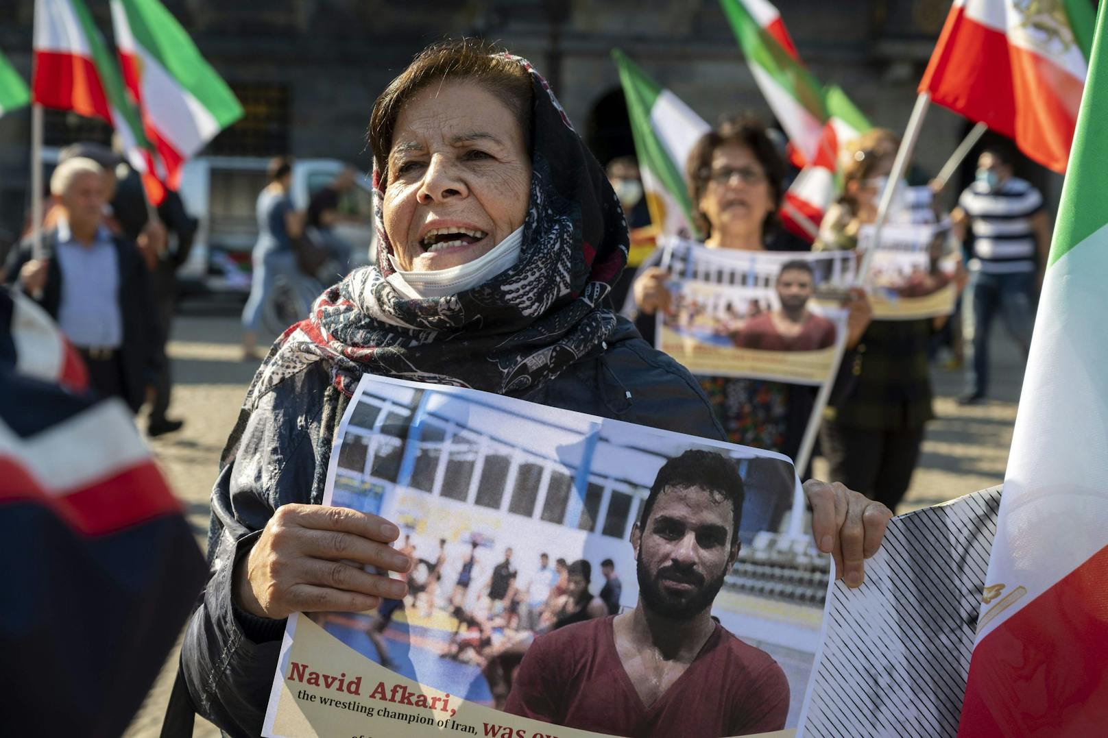 Navid Afkari wurde getötet, obwohl viele Menschen gegen das Urteil protestierten.