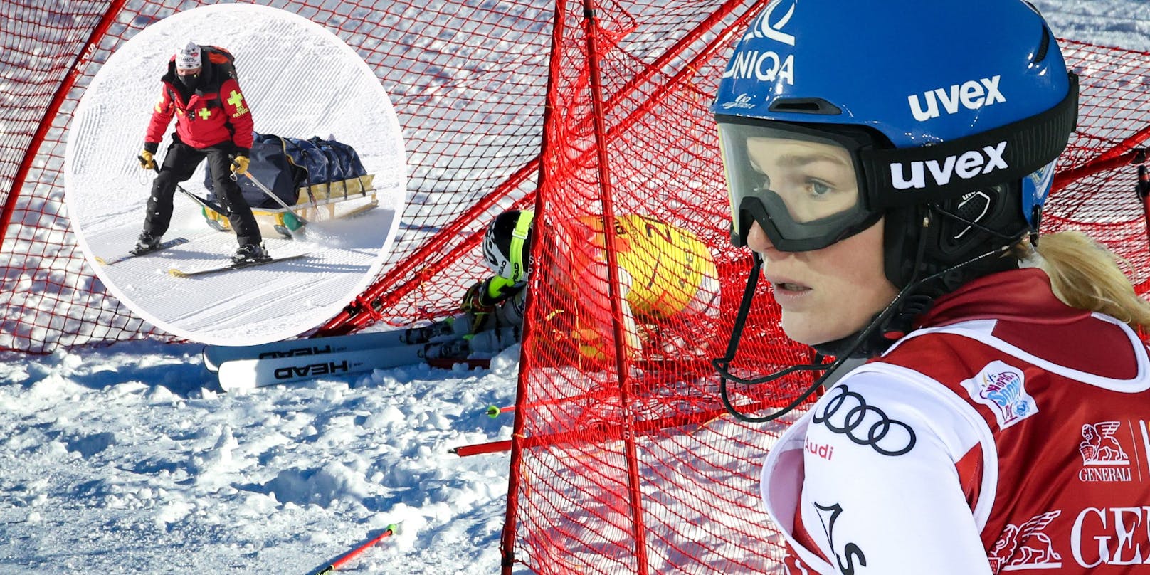 Die Ski-Saison 2020/21 wird von schweren Stürzen überschattet.