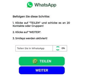 WhatsApp Fake-Nachricht