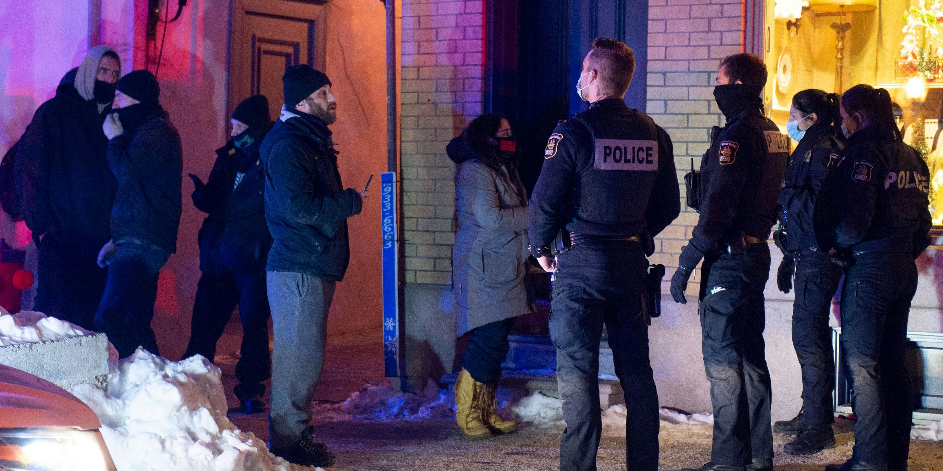 In Quebec halten sich nicht alle an die Ausgangssperre.