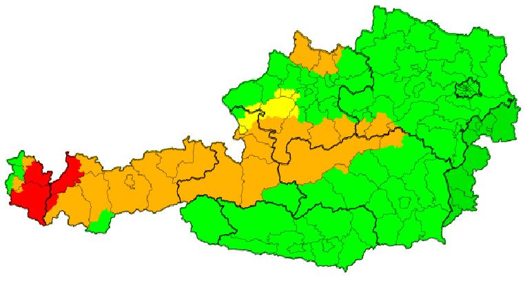 Aktuelle Wetterwarnung