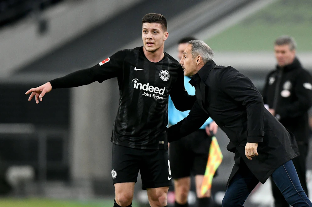 Luka Jovic, Adi Hütter