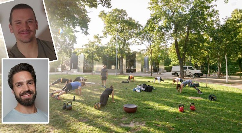 Die beiden Geschäftsführer dürfen ihr Outdoor-Training nicht mehr anbieten.