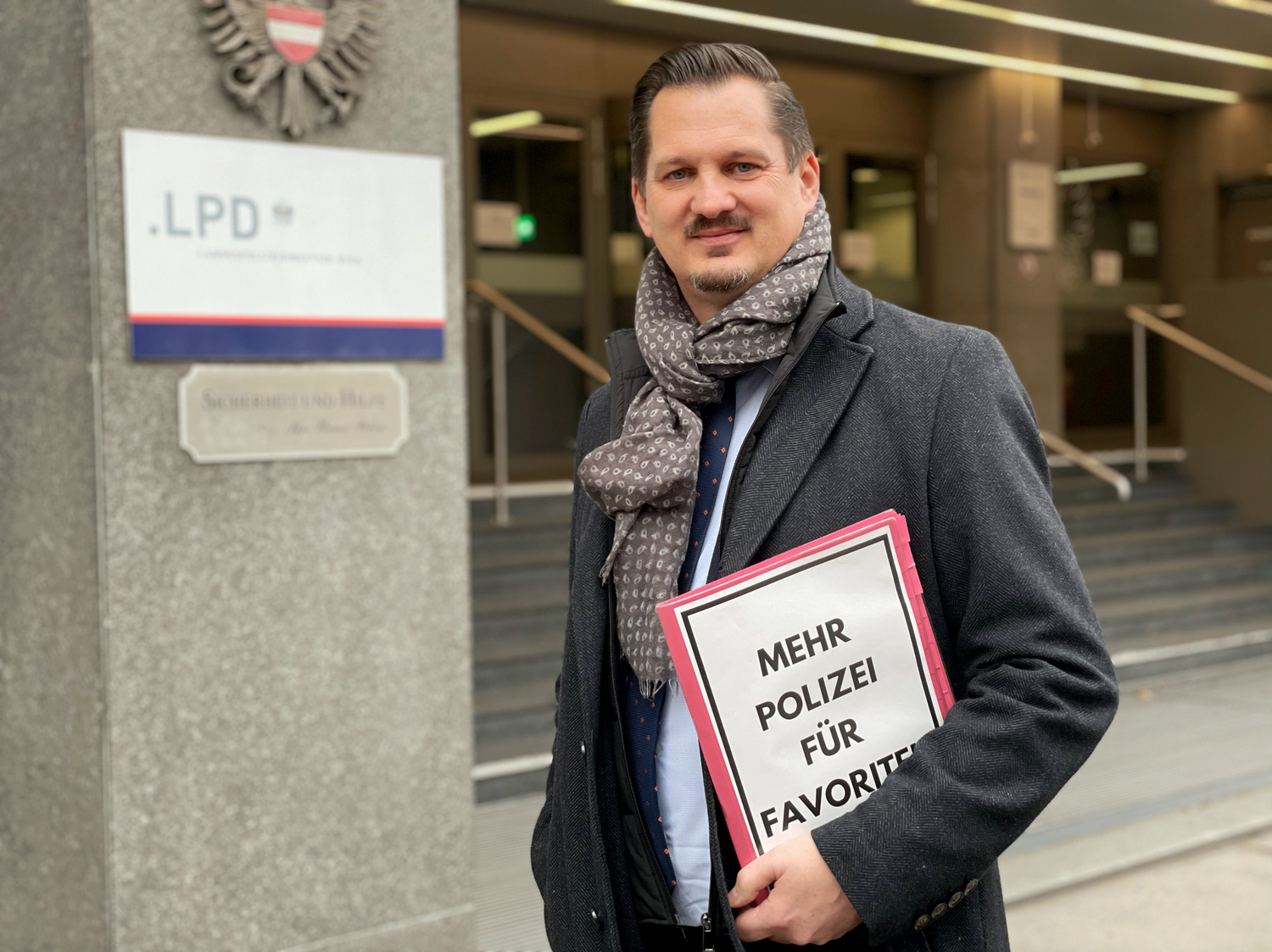Marcus Franz (SPÖ), Bezirksvorsteher Favoriten, fordert für seinen Bezirk mehr Polizei.
