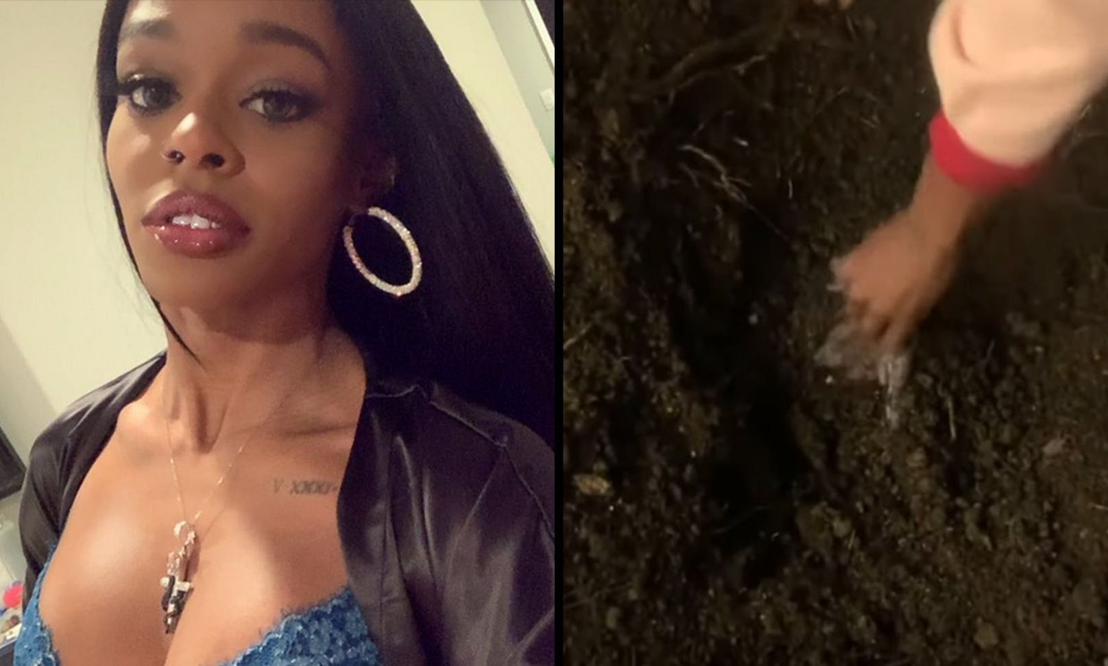 Skandal-Rapperin Azealia Banks gräbt ihre tote Katze "Luzifer" in einem Video aus und kocht sie. 