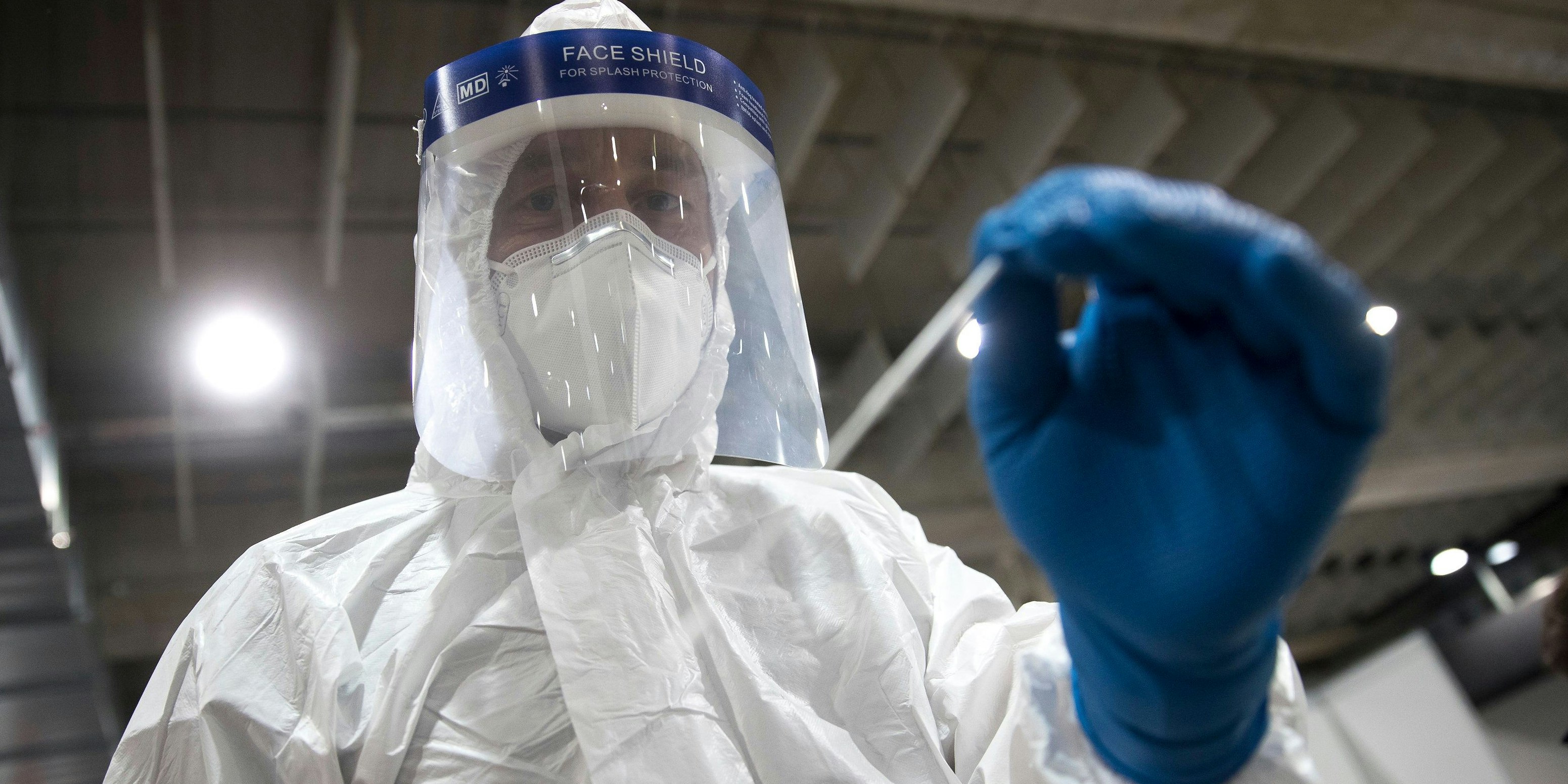 11.1.2021, Messehalle Graz: Beginn der dauerhaften Bevölkerungstests in der Steiermark