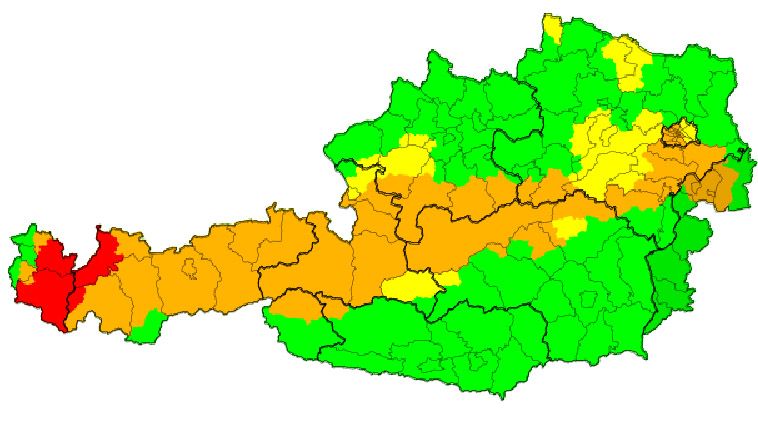 Aktuelle Wetter-Warnungen