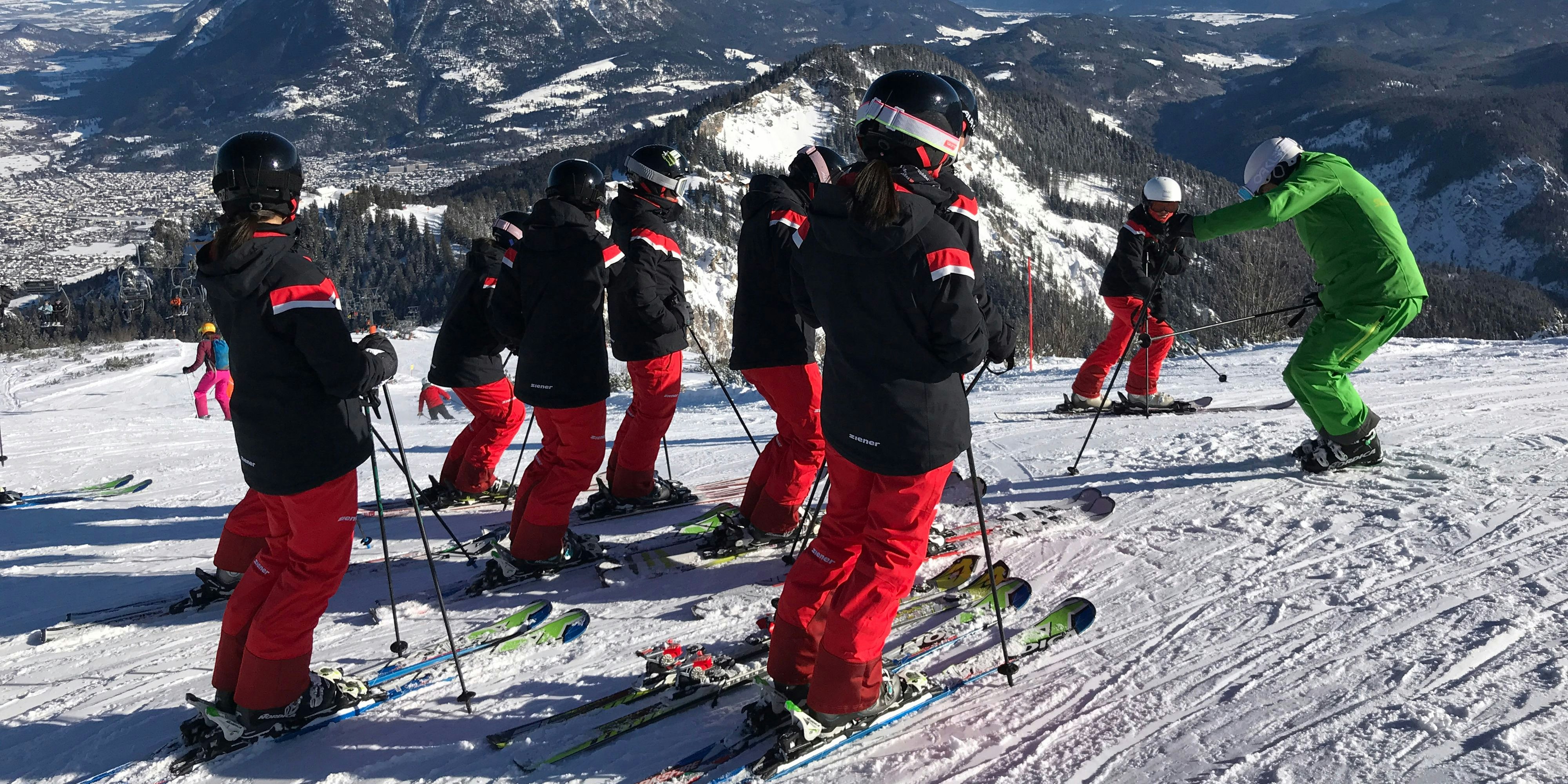 Die Briten wollten eine Ausbildung zum Skilehrer machen.