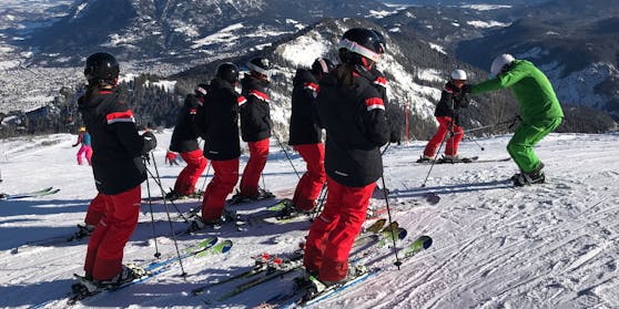 Die Briten wollten eine Ausbildung zum Skilehrer machen.