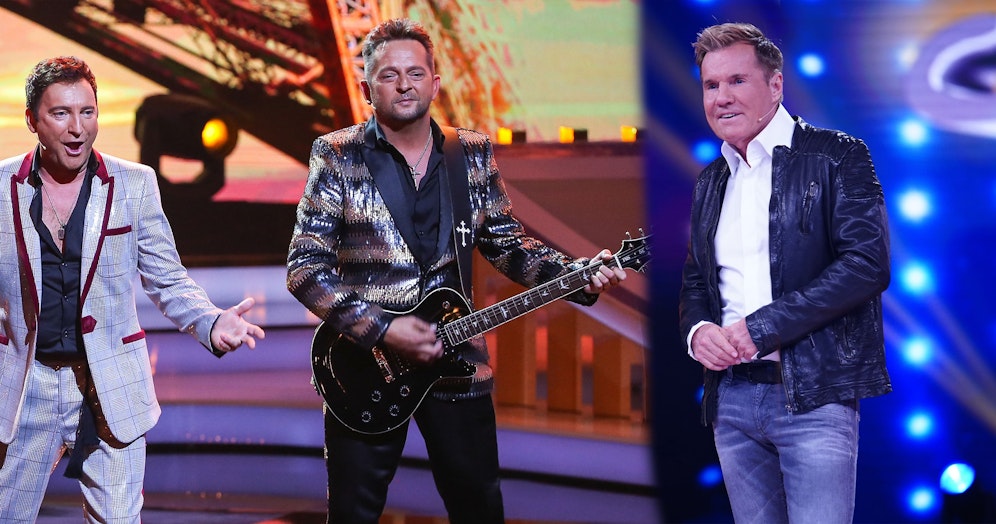 Dieter Bohlen (rechts) ist nicht mehr allzu gut auf die Jungs von Fantasy zu sprechen