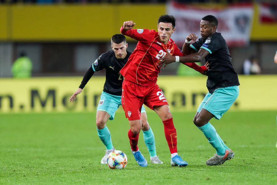 David Alaba gegen Nord-Mazedonien
