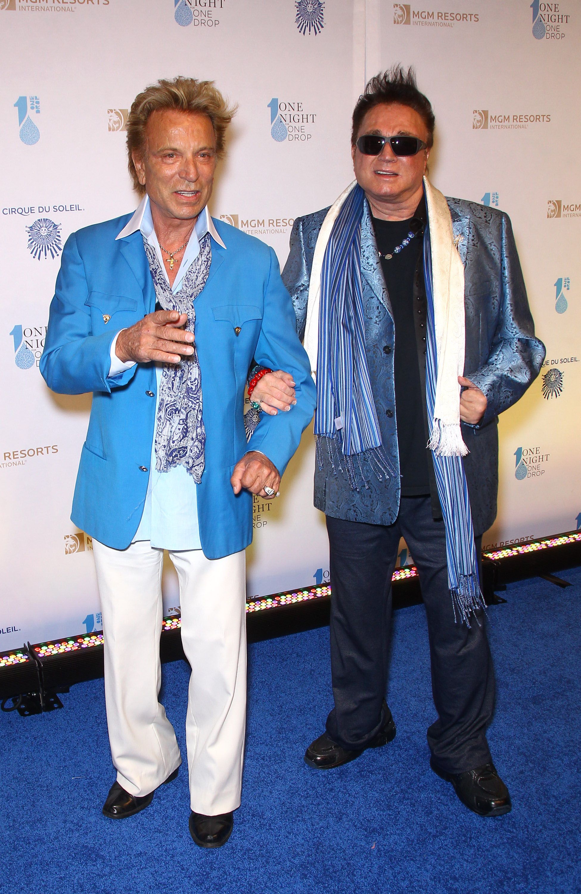 Dem Show-Magier <strong>Siegfried Fischbacher</strong>(li.), der gemeinsam mit <strong>Roy Horn</strong> als 