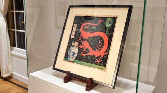 Die Titel-Illustration des "Tim und Struppi"-Abenteuers "Der Blaue Lotos" von Hergé gilt als wertvollstes Comic-Cover.