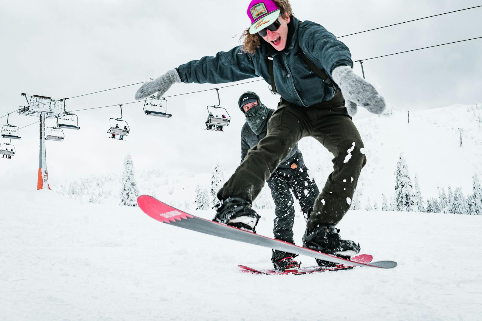 Skispaß für Studenten.