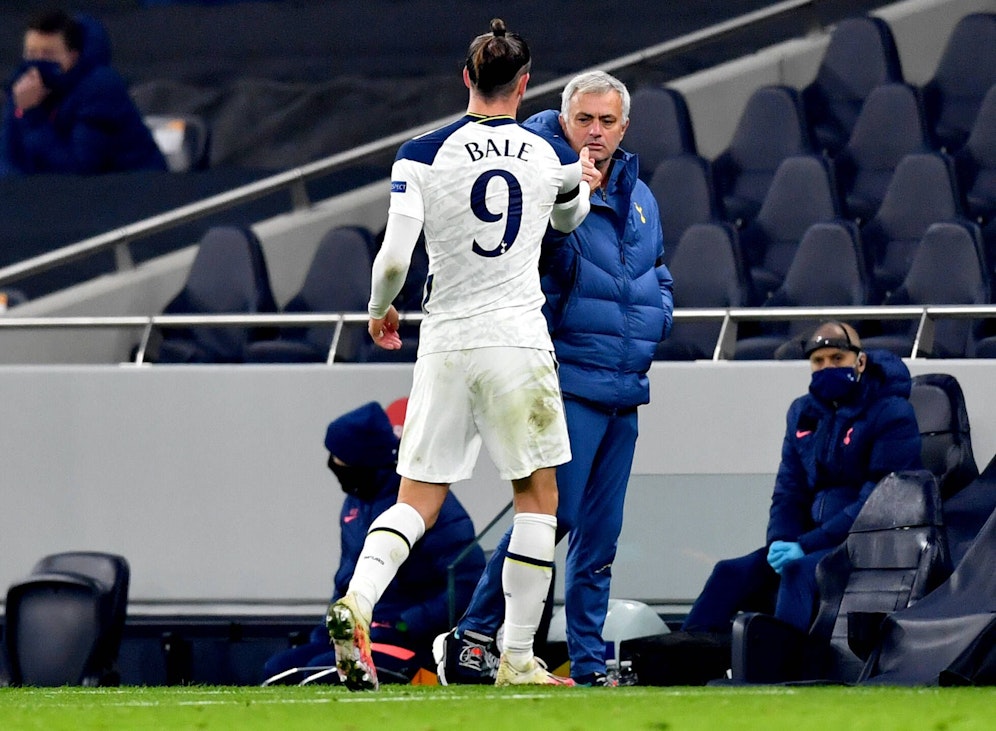 Jose Mourinho spottet über Gareth Bale. 