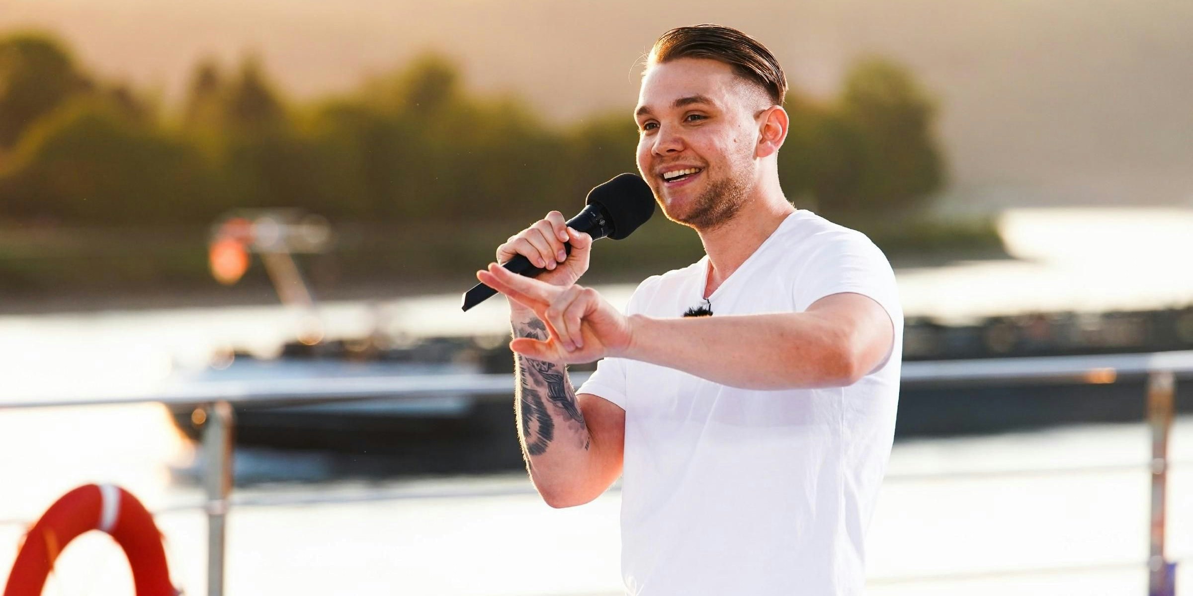 Jonas Beck blamierte sich beim Casting.