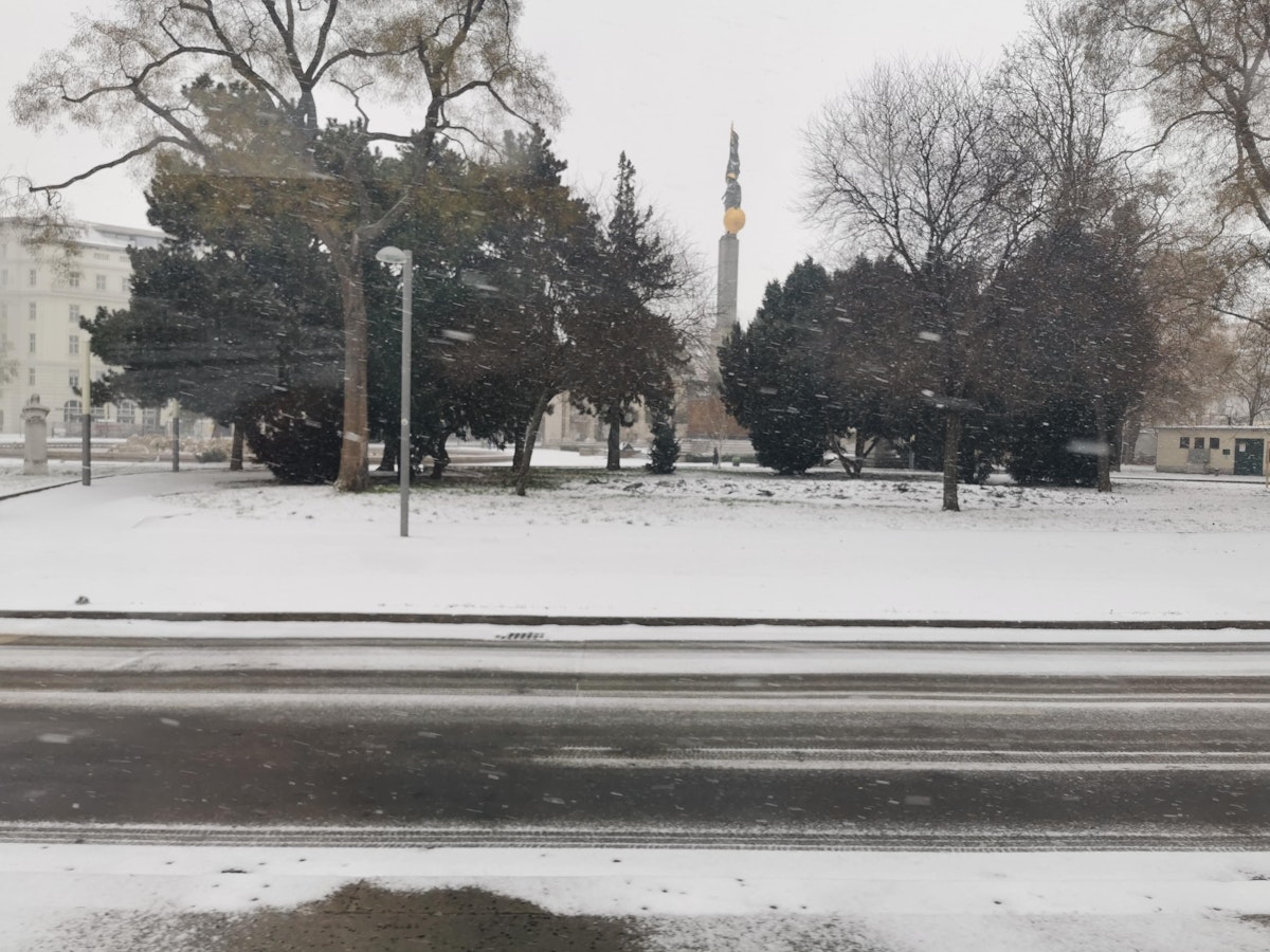 Schnee in Wien